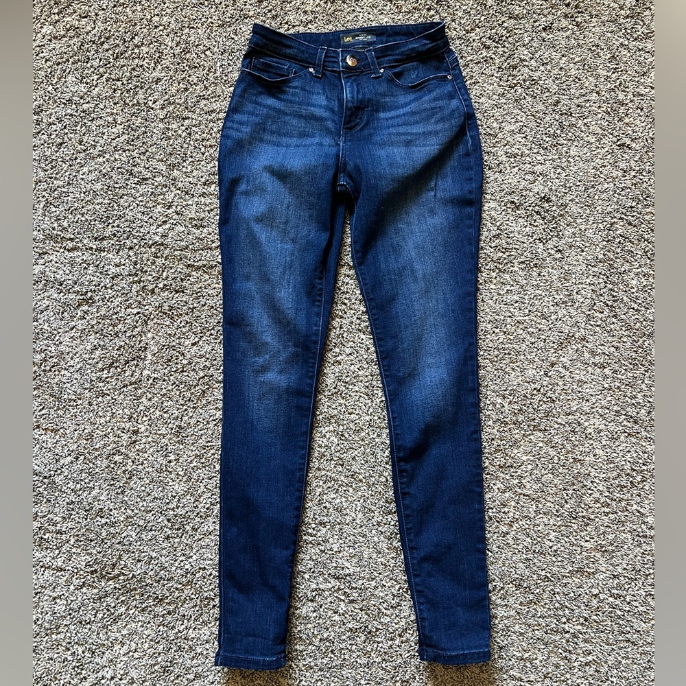 Lee mid rise skinny jeans